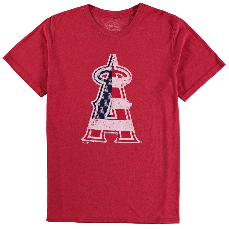 Los Angeles Angels Red Stars & Stripes T-Shirt - Men