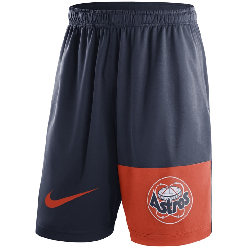 Men Houston Astros Navy Cooperstown Collection Dry Fly Shorts