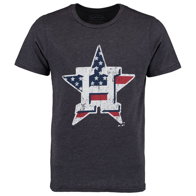 Houston Astros Navy Stars & Stripes T-Shirt - Men