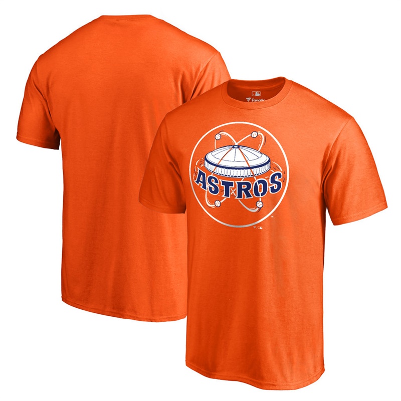 Men Houston Astros Orange Cooperstown Collection Forbes T-Shirt