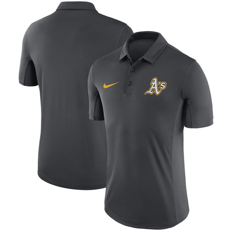 Men Oakland Athletics Anthracite Franchise Polo Shirt