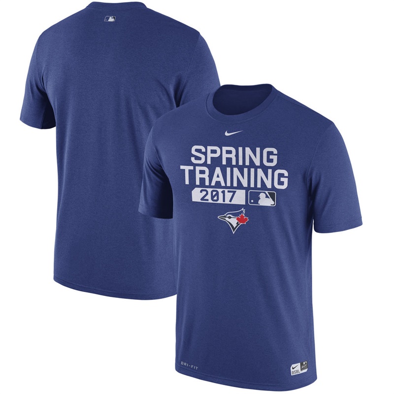 Men Toronto Blue Jays Royal 2017 Spring Training Team Issue Performance T-Shirt