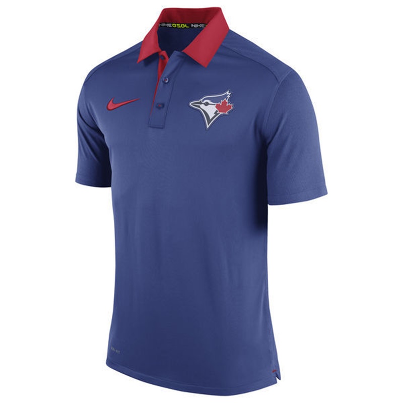 Men Toronto Blue Jays Royal Authentic Dri-FIT Elite Polo Shirt