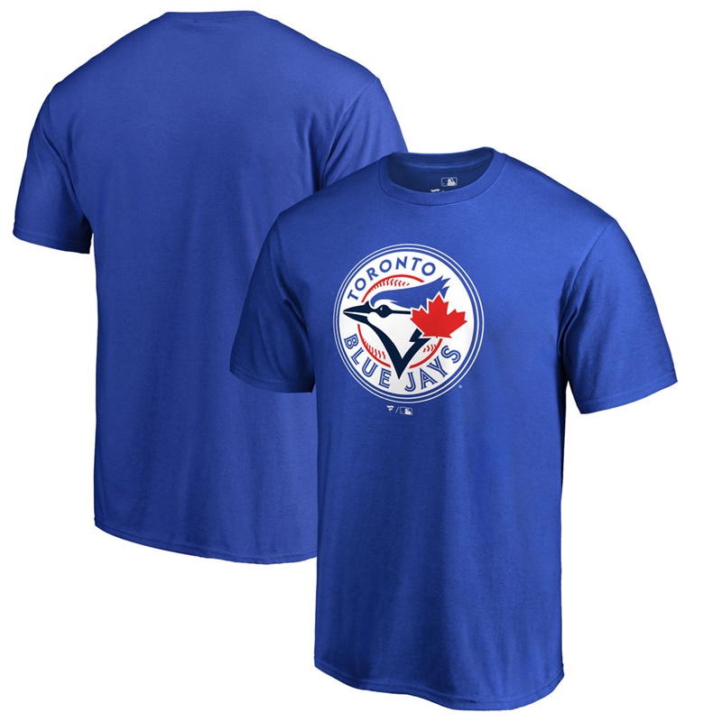 Men Toronto Blue Jays Big & Tall Team Wordmark Royal T-Shirt