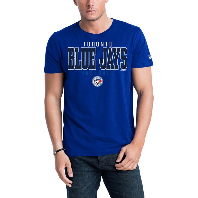 Men Toronto Blue Jays Royal Jersey T-Shirt