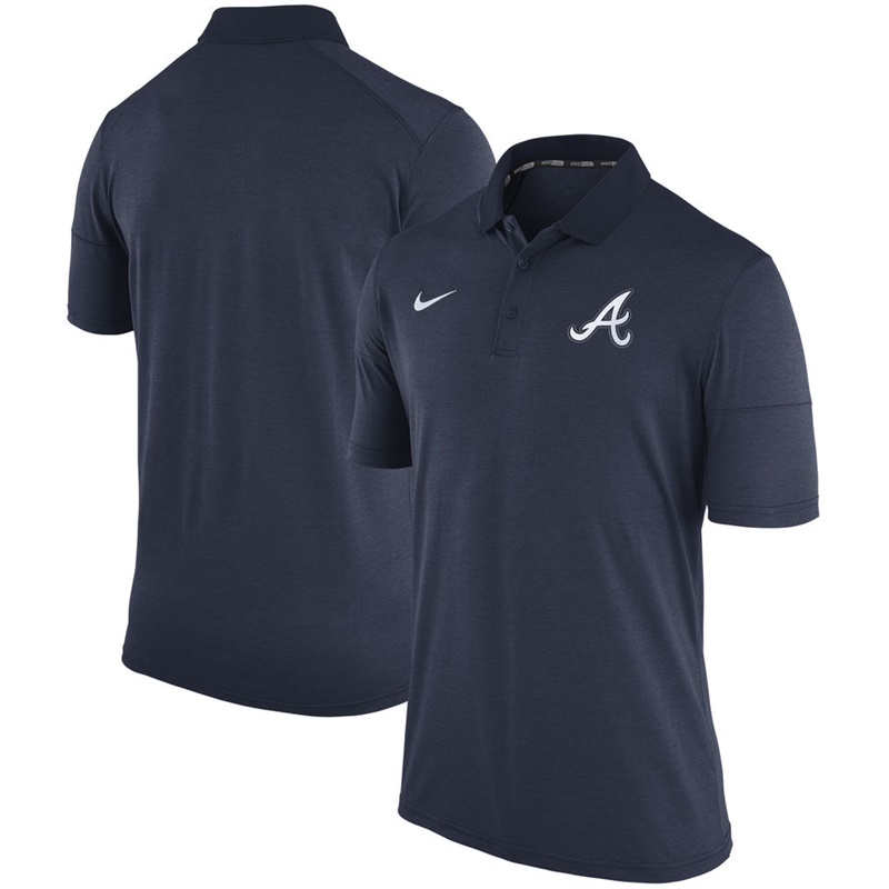 Men Atlanta Braves Navy Fashion Polo Shirt