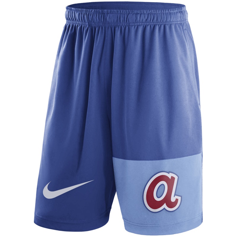 Men Atlanta Braves Royal Cooperstown Collection Dry Fly Shorts