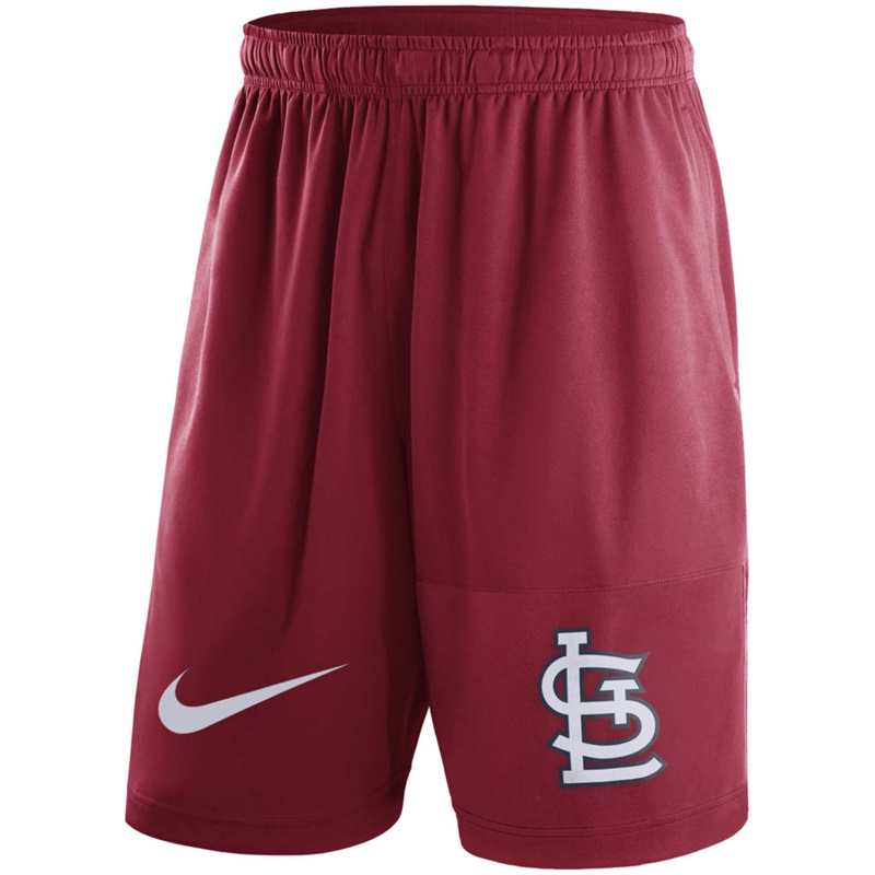 Men St. Louis Cardinals Red Dry Fly Shorts