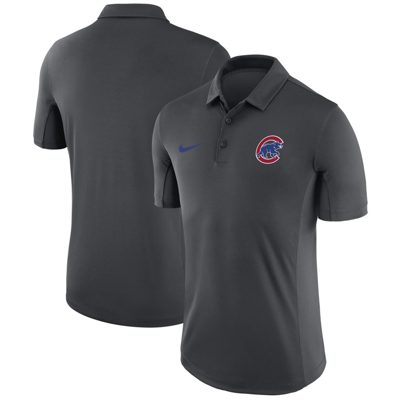 Men Chicago Cubs Anthracite Franchise Polo Shirt