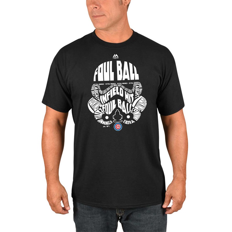 Chicago Cubs Black Storm Trooper T-Shirt -  Men