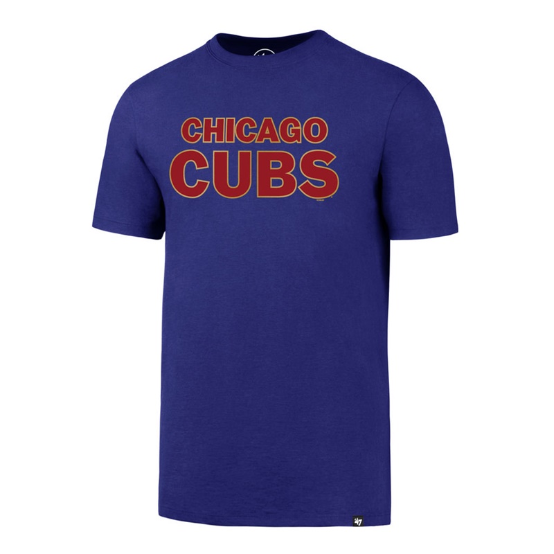 Men Chicago Cubs Royal 2017 Gold Program Diamond King Splitter T-Shirt