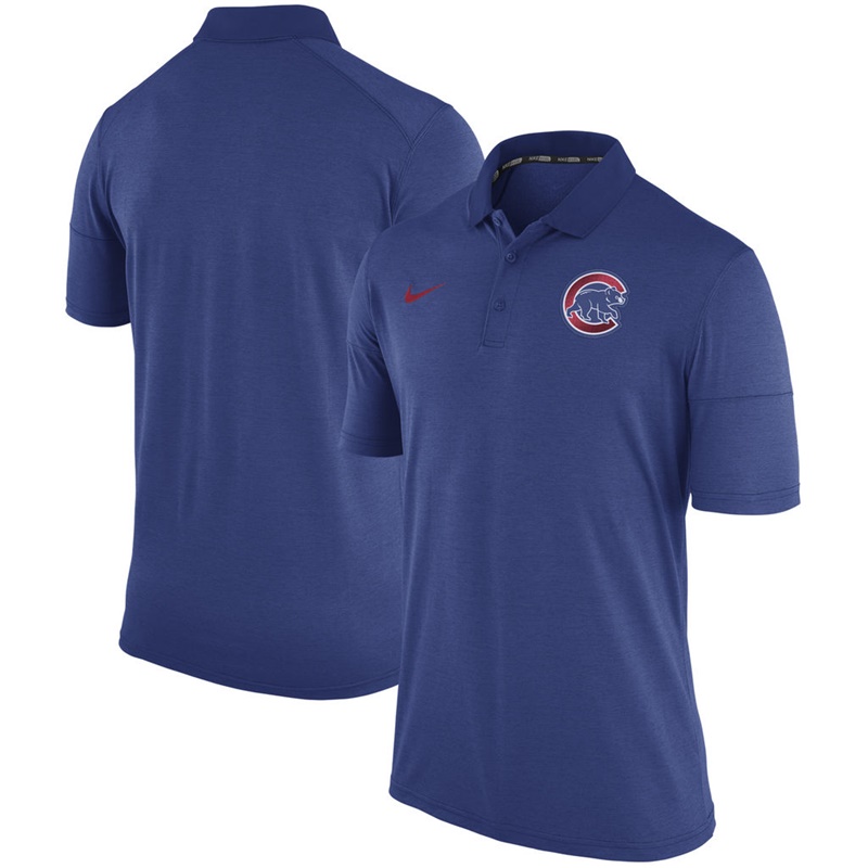 Men Chicago Cubs Royal Fashion Polo Shirt