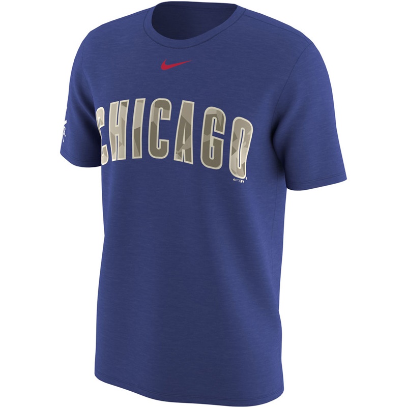 Chicago Cubs Royal Memorial Day T-Shirt -  Men