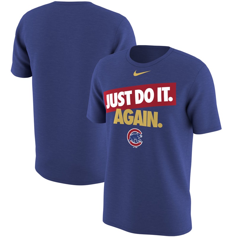 Men Chicago Cubs Royal Opening Day T-Shirt