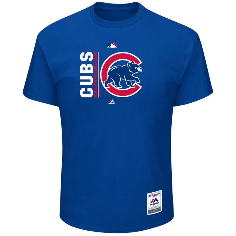 Men Chicago Cubs Royal Team Icon T-Shirt