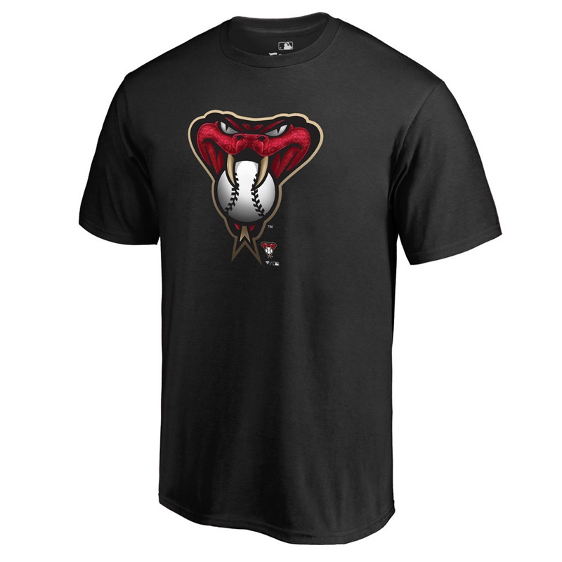 Men Arizona Diamondbacks Midnight Mascot Big & Tall Black T-Shirt