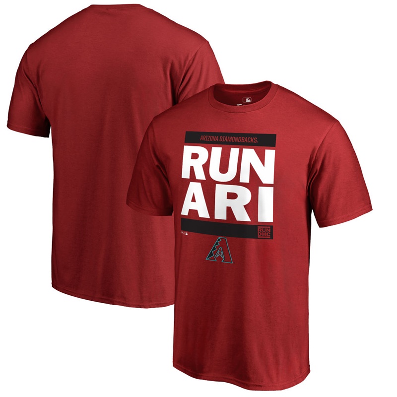 Men Arizona Diamondbacks Red RUN CTY T-Shirt