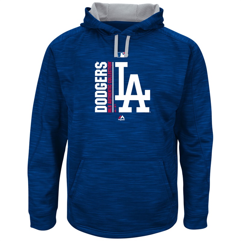 Men Los Angeles Dodgers Royal Big & Tall Team Icon Streak Pullover Hoodie