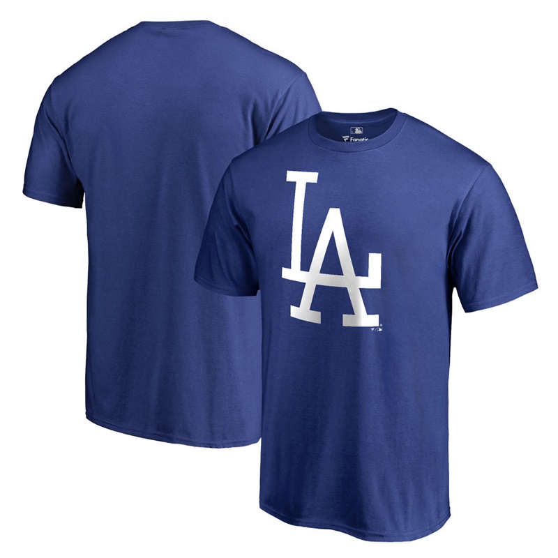 Men Los Angeles Dodgers Royal Cooperstown Collection Forbes T-Shirt