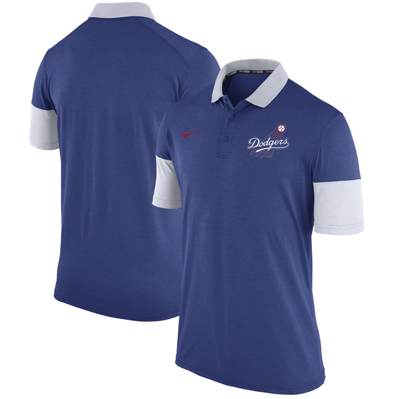 Men Los Angeles Dodgers Royal Cooperstown Collection Polo Shirt