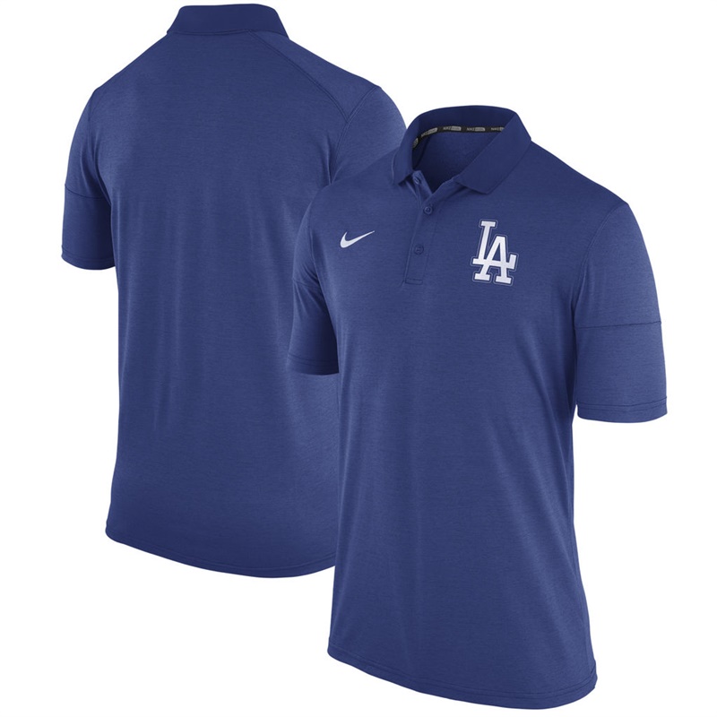 Men Los Angeles Dodgers Royal Fashion Polo Shirt