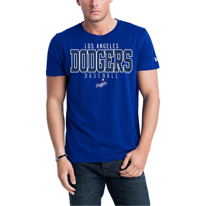 Men Los Angeles Dodgers Royal Jersey T-Shirt