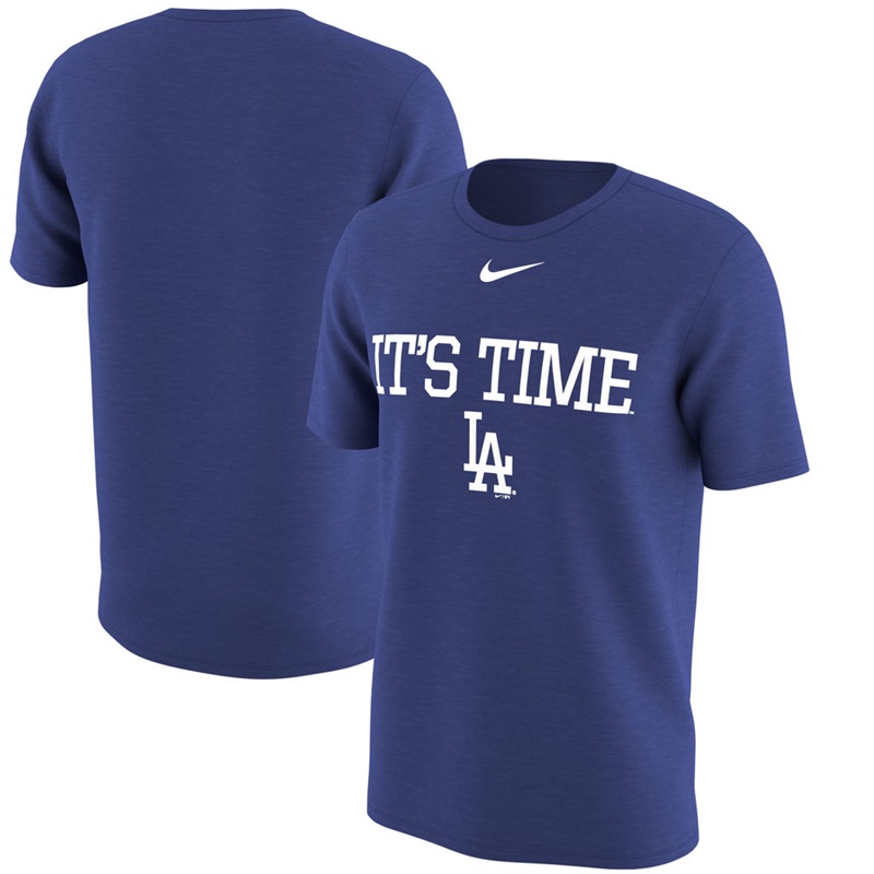 Men Los Angeles Dodgers Royal Opening Day T-Shirt