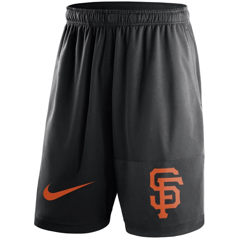 Men San Francisco Giants Black Dry Fly Shorts