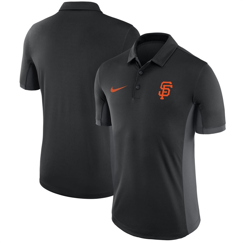 Men San Francisco Giants Black Franchise Polo Shirt