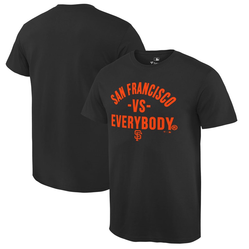 Men San Francisco Giants Black MLB vs. Everybody T-Shirt