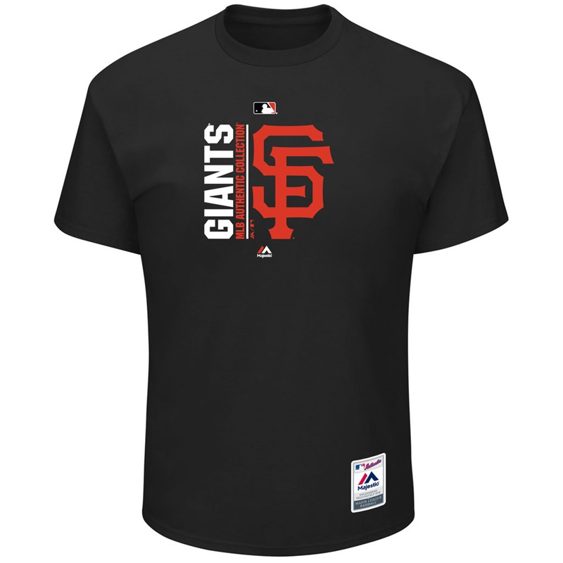 Men San Francisco Giants Black Team Icon T-Shirt