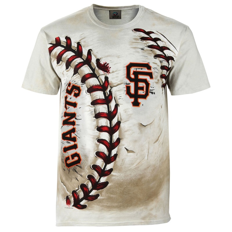 Men San Francisco Giants Hardball Tie-Dye Cream T-Shirt