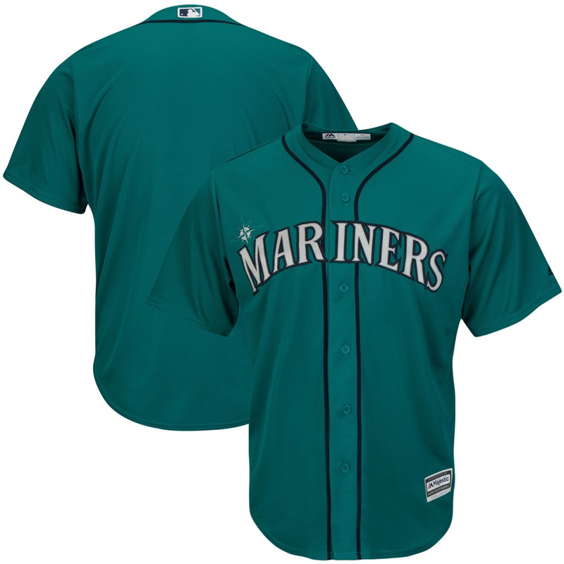 Men Seattle Mariners Green Replica Alternate Team Jersey