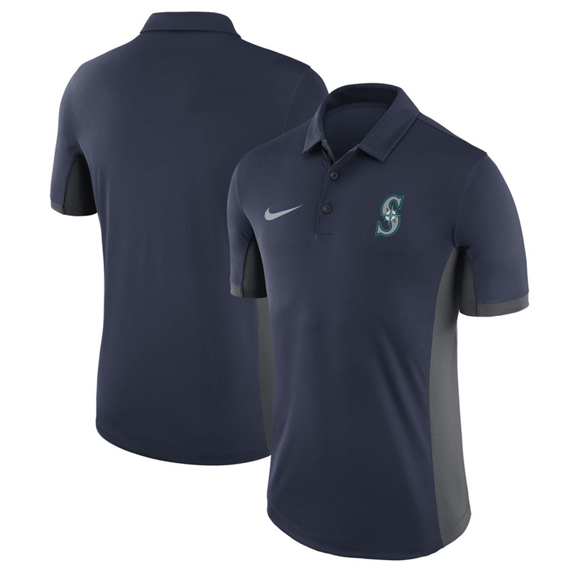 Men Seattle Mariners Navy Franchise Polo Shirt