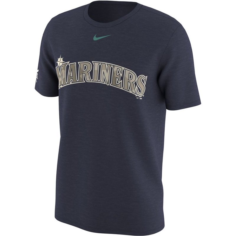 Seattle Mariners Navy Memorial Day T-Shirt -  Men