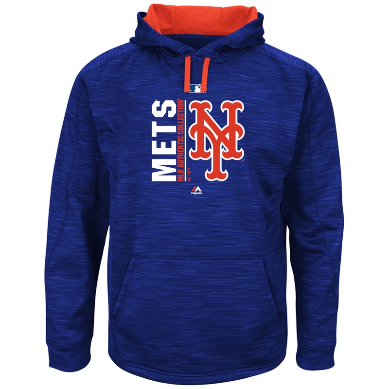 Men New York Mets Royal Big & Tall Team Icon Streak Pullover Hoodie