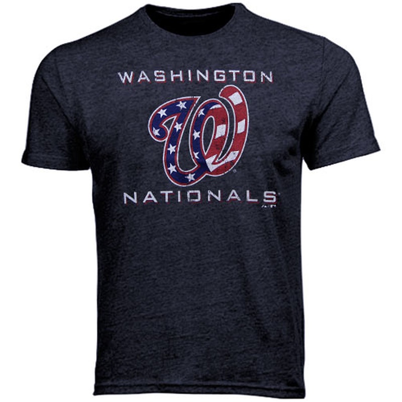 Washington Nationals Navy Stars & Stripes T-Shirt - Men