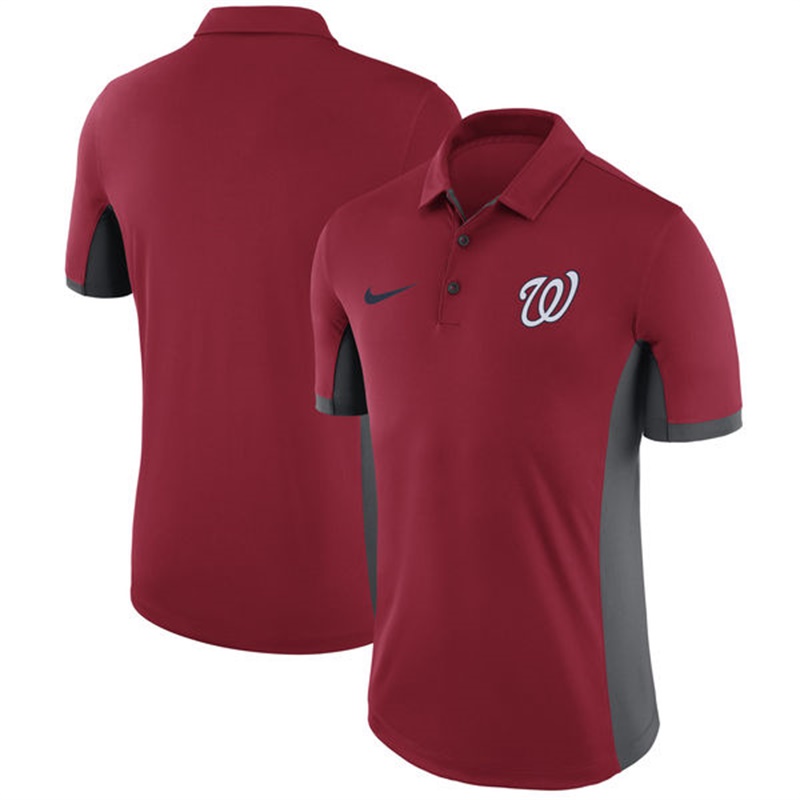 Men Washington Nationals Red Franchise Polo Shirt