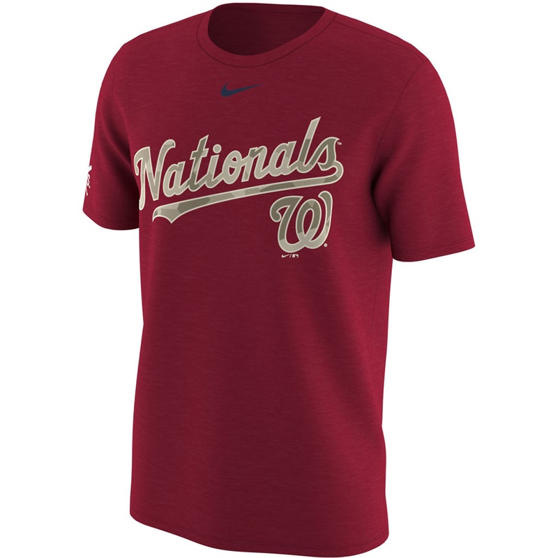 Washington Nationals Red Memorial Day T-Shirt -  Men