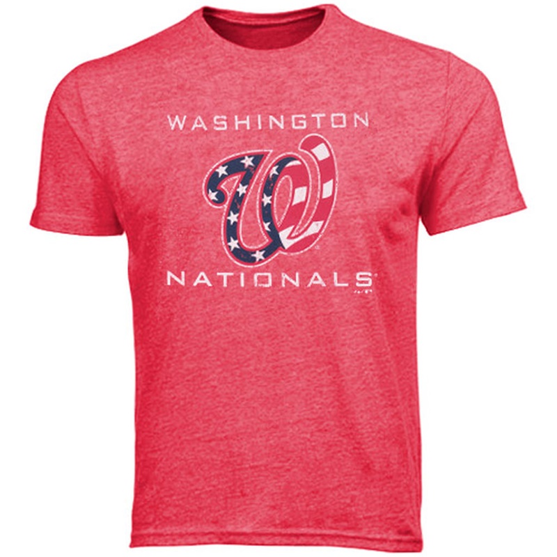 Washington Nationals Red Stars & Stripes T-Shirt - Men