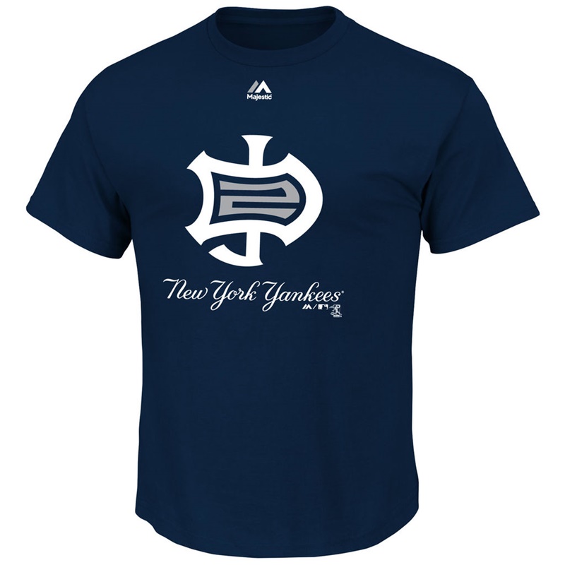 Men New York Yankees Derek Jeter Navy Final Season Monogram T-Shirt