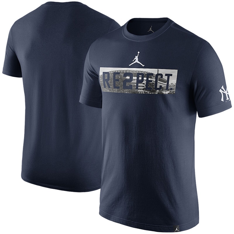 Men New York Yankees Derek Jeter Navy Number Retirement Day RE2PECT T-Shirt