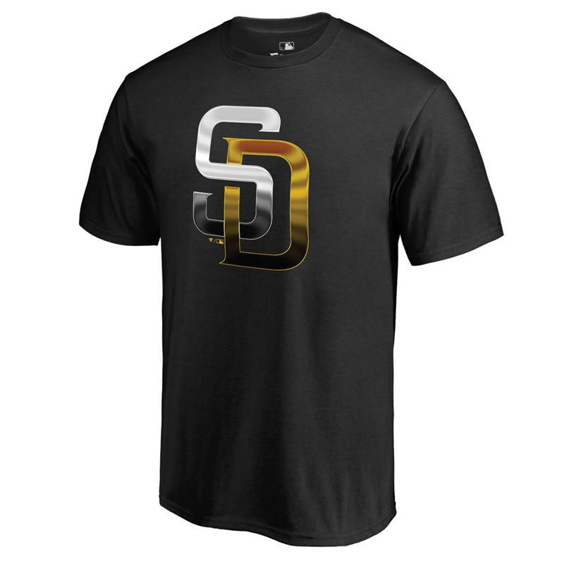 Men San Diego Padres Midnight Mascot Big & Tall Black T-Shirt