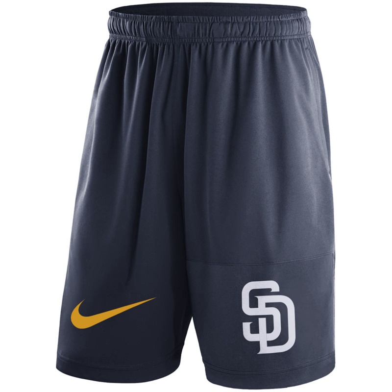 Men San Diego Padres Navy Dry Fly Shorts