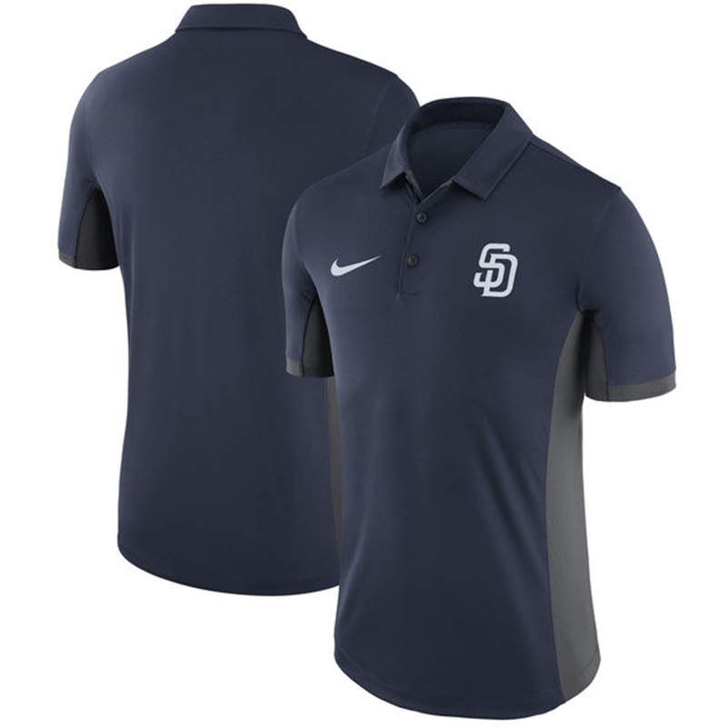 Men San Diego Padres Navy Franchise Polo Shirt