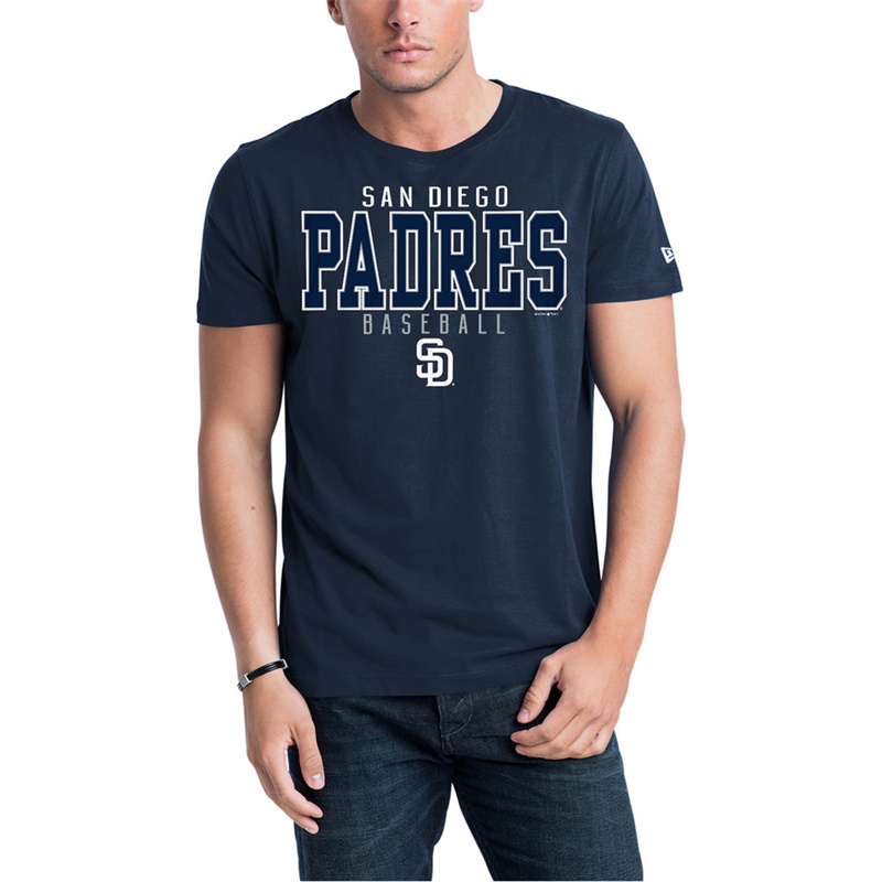 Men San Diego Padres Navy Jersey T-Shirt