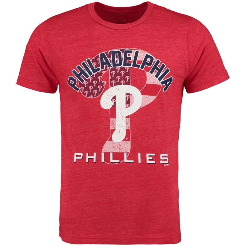 Philadelphia Phillies Red Stars & Stripes T-Shirt-Men