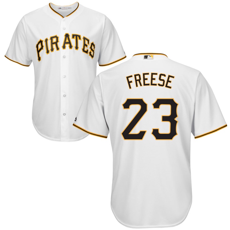 Men Pittsburgh Pirates #23 David Freese Home White Cool Base Jersey