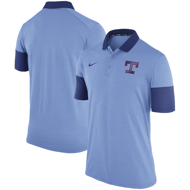 Men Texas Rangers Light Blue Cooperstown Collection Polo Shirt