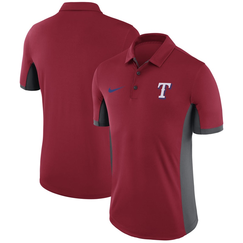 Men Texas Rangers Red Franchise Polo Shirt